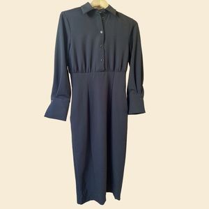 Zara midi Black Dress - size small 🖤